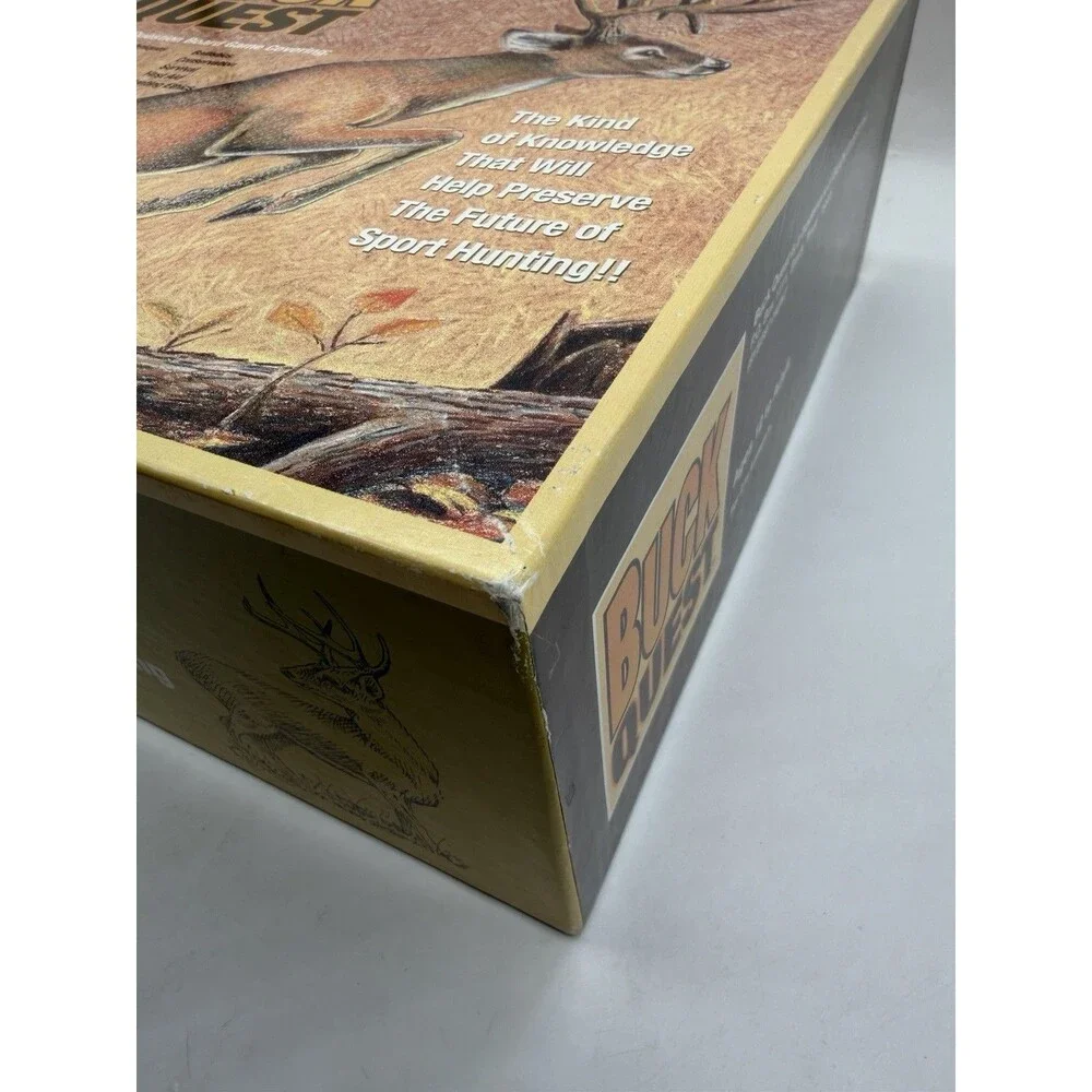 Vintage 1994 - Buck Quest - Hunting Question Board Game Hunting Skills
